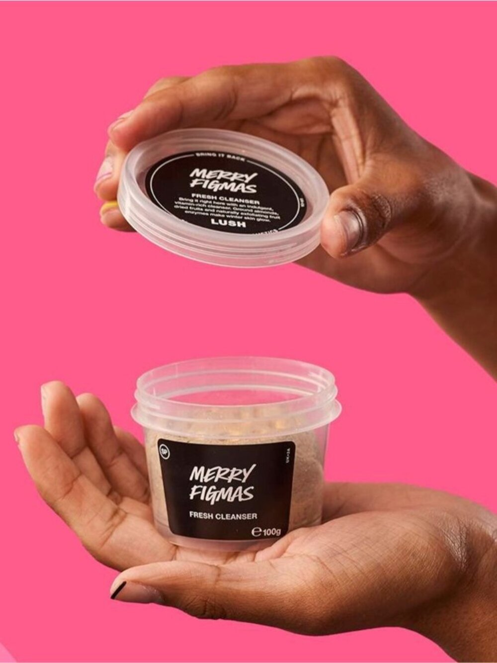 NEW LIMITED EDITION Lush Merry Figmas Fresh hydrating Face Cleanser wash natural - Picture 1 of 7
